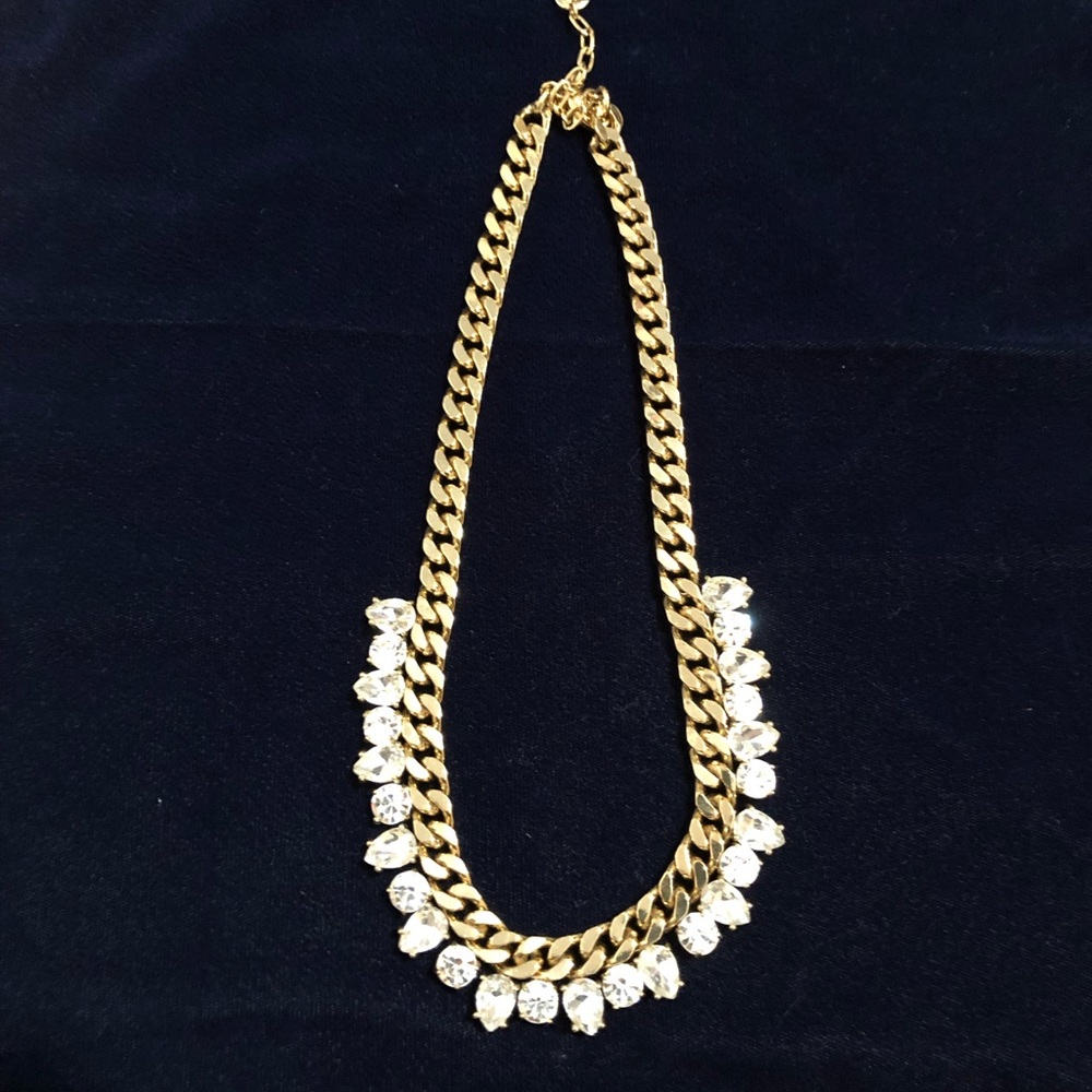 Juicy Couture party necklace chain and rhinestones